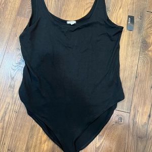 black nwt ardenes tank body suit